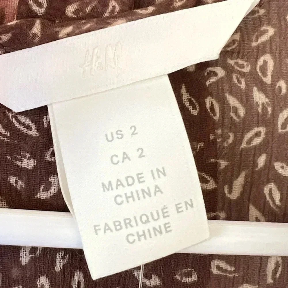 H&M Blouse with ties - Picture 3 of 7